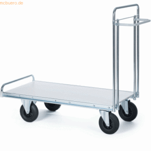 Helge Nyberg Stapelwagen Serie 400 Modell 54 1 Etage 120x60cm silber