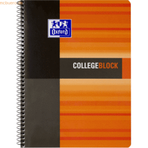 5 x Oxford Collegblock Student A4 120 Blatt 90g Lineatur 28