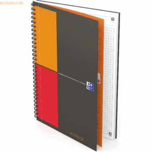 Oxford International Notebook Connect B5 80 Blatt 80g/qm kariert