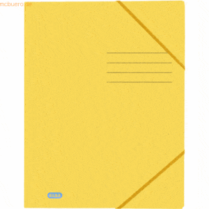 Oxford Eckspannmappe Top File+ A4 390g gelb