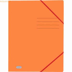 10 x Oxford Eckspannmappe Top File+ A4 390g orange