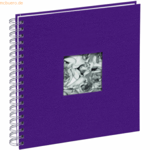 Pagna Spiralalbum 24x25cm 50 Seiten Passepartout violett