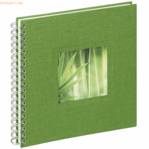 Pagna Spiralalbum 24x25cm Nature Bamboo grün 50 Seiten