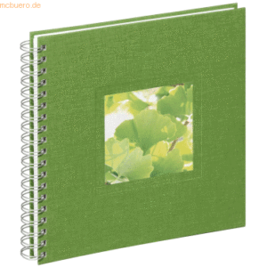 Pagna Spiralalbum 24x25cm Nature Ginkgo grün 50 Seiten