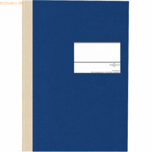 Pagna Geschäftsbuch Classica A5 liniert blau