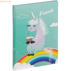 Pagna Freundebuch Einhorn 15x22cm 60 Seiten