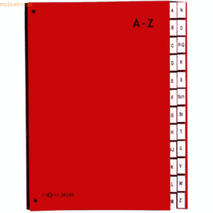 Pagna Pultordner A-Z Color-Einband rot