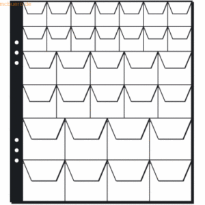 Pagna Münzhüllen 32 Fächer/sortiert 5 Hüllen