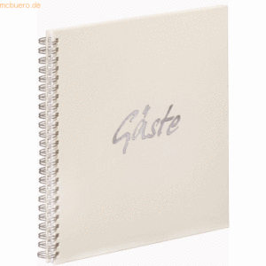 Pagna Gästespiralalbum 31x32cm 40 Seiten beige mondial metallic