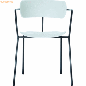 Paperflow Stuhl Bistro Kunststoff VE=4 Stück weiß