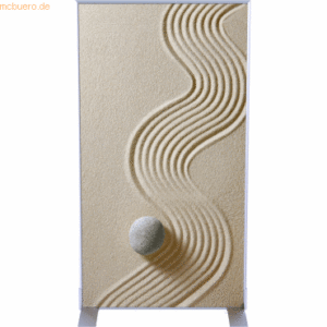 easyOffice Trennwand HxBxT: 180x98x46m Dekor Sand