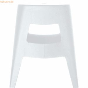 Paperflow Sitzhocker Bellini Höhe 46cm VE=5 Stück weiß