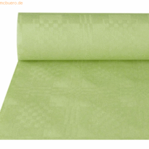 Papstar Papiertischtuch Damastprägung 50mx1m pastellgrün