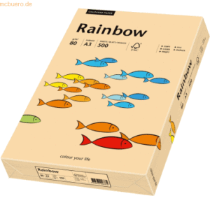 Papyrus Multifunktionspapier Rainbow A3 80 g/qm lachs VE=500 Blatt