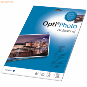 Papyrus Foto-Papier OptiPhoto Professional A4 270 g/qm hochglänzend we