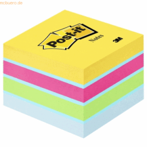 Post-it Notes Haftnotizwürfel 51x51mm VE=400 Blatt ultrafarben