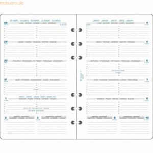 Quo Vadis Timer Kalender 1 Woche auf 1 Seite 10