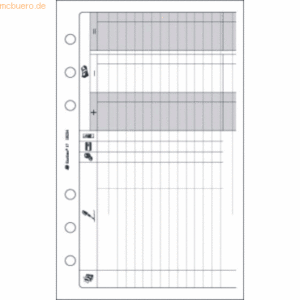 5 x Quo Vadis Timer Kassenbuch 32 Blatt 105x172mm