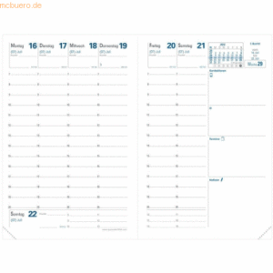 Quo Vadis Lehrerkalender Akademiker Einlage 10x15cm 2022/2023