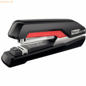 Rapid Heftgerät Supreme S17 Metall 30 Blatt schwarz/rot