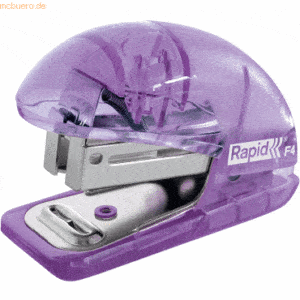 Rapid Miniheftgerät Colour'Breeze F4 10 Blatt transparent lavendel
