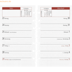 Rido Ersatzkalendarium TM15 für Ringbuchplaner 8