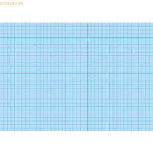 RNK Karteikarten A5 kariert 170 g/qm blau VE=100 Stück