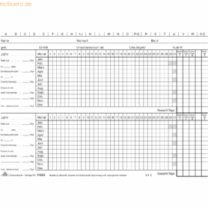 RNK Urlaubskarte A5 quer 170 g/qm liniert weiß VE=100 Stück