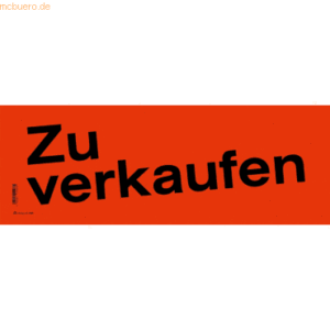 RNK Plakat 'Zu verkaufen' 530x190mm VE=10 Blatt