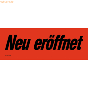 RNK Plakat 'Neu eröffnet' 530x190mm VE=10 Blatt