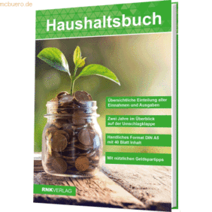 RNK Haushaltsbuch A5 40 Blatt