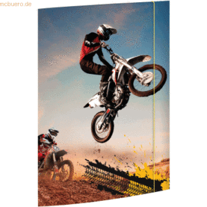 RNK Zeichenmappe A3 -Motocross Racer- Karton 350 g/qm