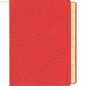RNK Briefmarkenmappe A5 rot 10 Fächer