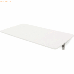 Rocada Homeoffice-Klapptisch BxTxH 115x33cm Platte Melamin weiß