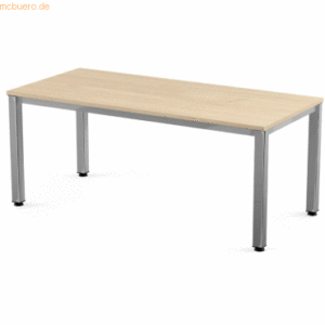 Rocada Schreibtisch Executive BxTxH 180x80x73cm Gestell verchromt Plat