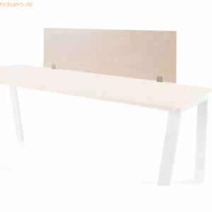 Rocada Trennwand 40x136cm Melamin buche (Einzeltisch Melaminplatte)