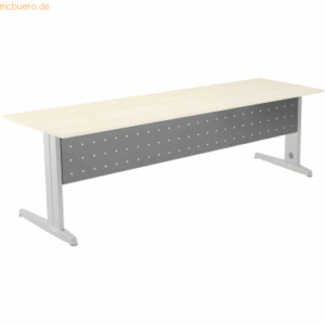 Rocada Fußraumblende für Schreibtisch Metal Material Metall 200cm (200