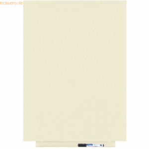 Rocada Skinwhiteboard-Modul lackiert 55x75cm RAL 1013 perlweiß