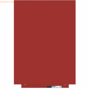 Rocada Skinwhiteboard-Modul lackiert 55x75cm RAL 2002 blutorange