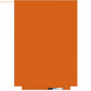 Rocada Skinwhiteboard-Modul lackiert 55x75cm RAL 2008 hellrotorange