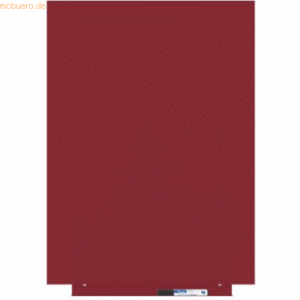 Rocada Skinwhiteboard-Modul lackiert 55x75cm RAL 3002 karminrot