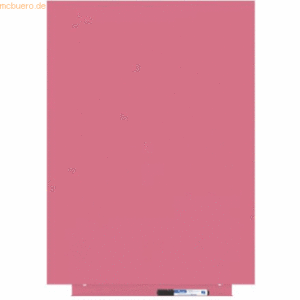 Rocada Skinwhiteboard-Modul lackiert 55x75cm RAL 3014 altrosa