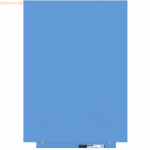 Rocada Skinwhiteboard-Modul lackiert 55x75cm RAL 630-1 blau