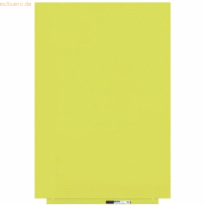 Rocada Skinwhiteboard-Modul lackiert 75x115cm RAL 1016 schwefelgelb