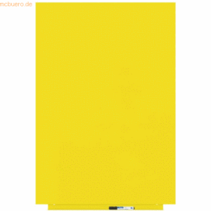 Rocada Skinwhiteboard-Modul lackiert 75x115cm RAL 1023 verkehrsgelb