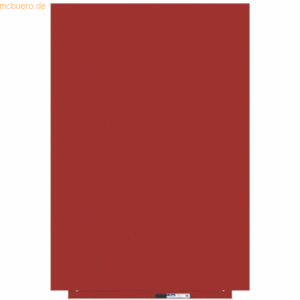 Rocada Skinwhiteboard-Modul lackiert 75x115cm RAL 2002 blutorange