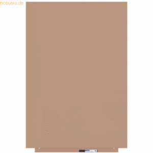 Rocada Skinwhiteboard-Modul lackiert 75x115cm RAL 3012 beigerot