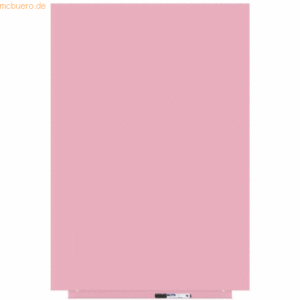 Rocada Skinwhiteboard-Modul lackiert 75x115cm RAL 3015 hellrosa