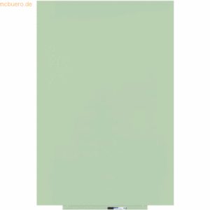 Rocada Skinwhiteboard-Modul lackiert 100x150cm RAL 6019 weißgrün