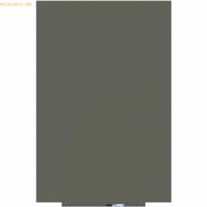 Rocada Skinwhiteboard-Modul lackiert 100x150cm RAL 7033 zementgrau